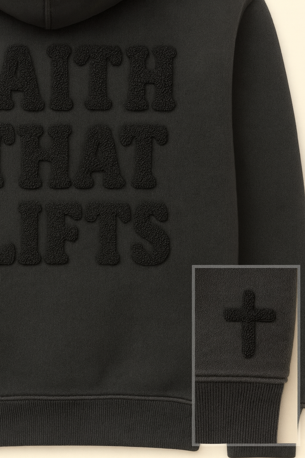 Everlift Oversized Heavyweight Hoodie Black